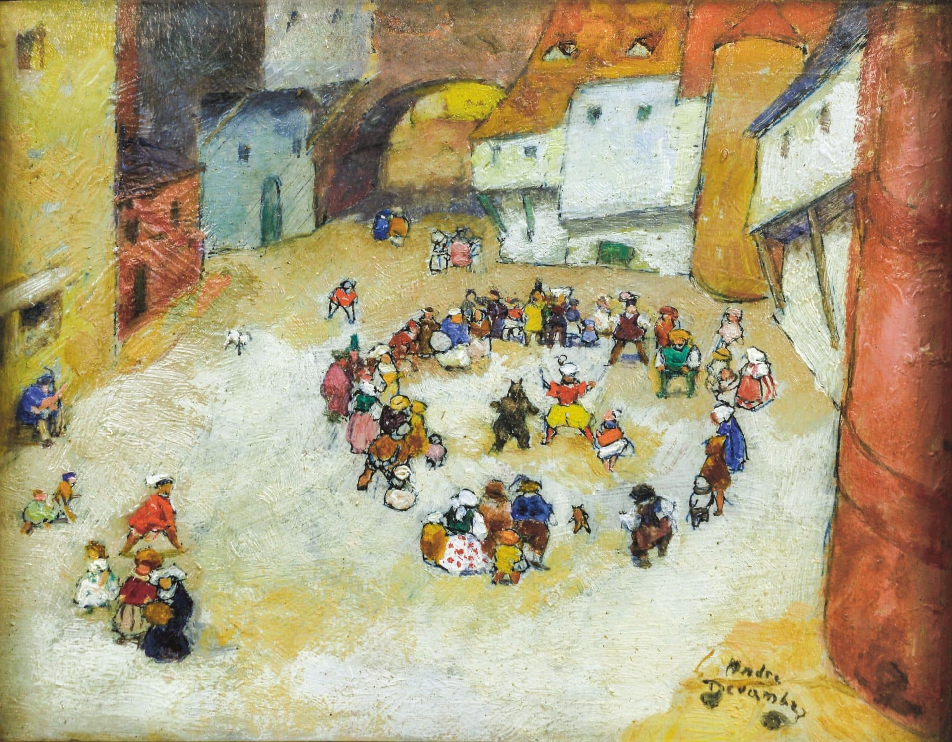 19.-Andre-Devambez-Le-dompteur-dours.-Mission-de-prefiguration-du-musee-du-Grand-Siecle.-Photo-©-Suzanne-Nagy